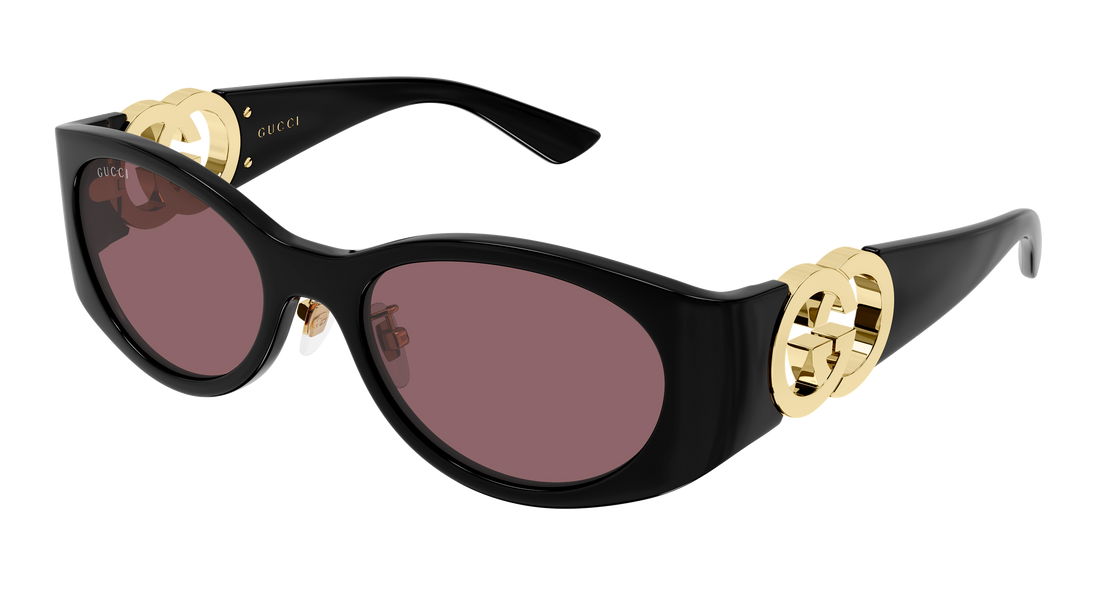 Sonnenbrillen gucci gg2123sa 002 negro round/oval/panthos femenino größe 55mm - Hauptansicht