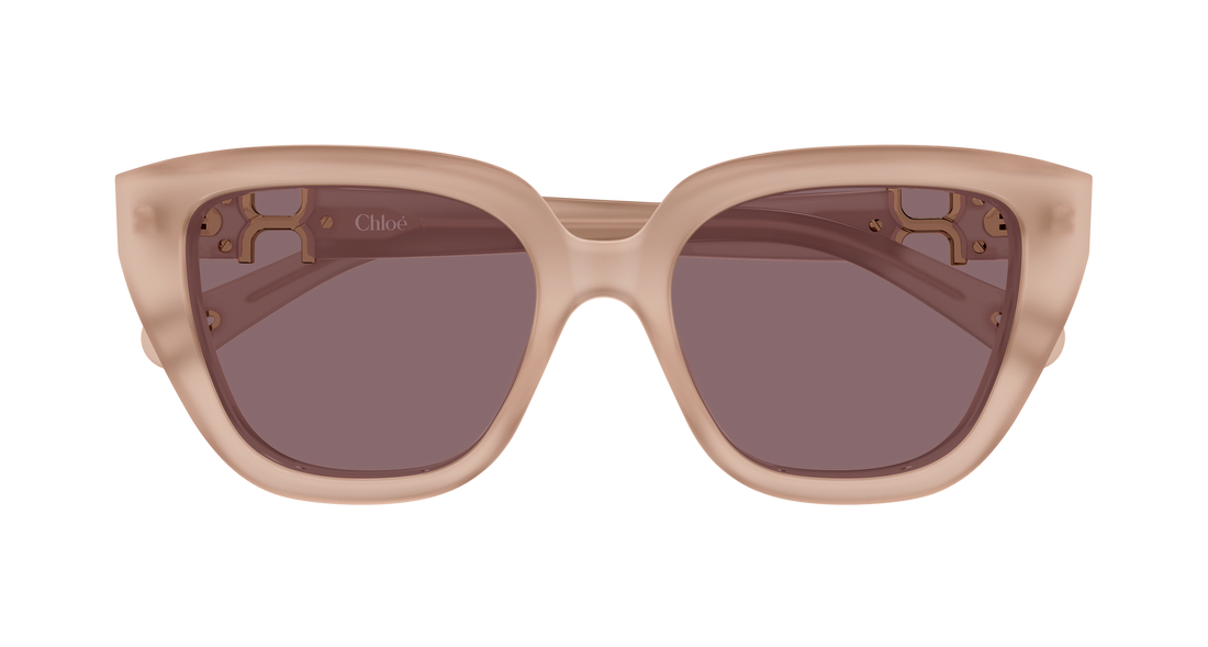 Lunettes de soleil chloé ch0410s 005 rosa cat eye femenino taille 53mm - Vue détaillée
