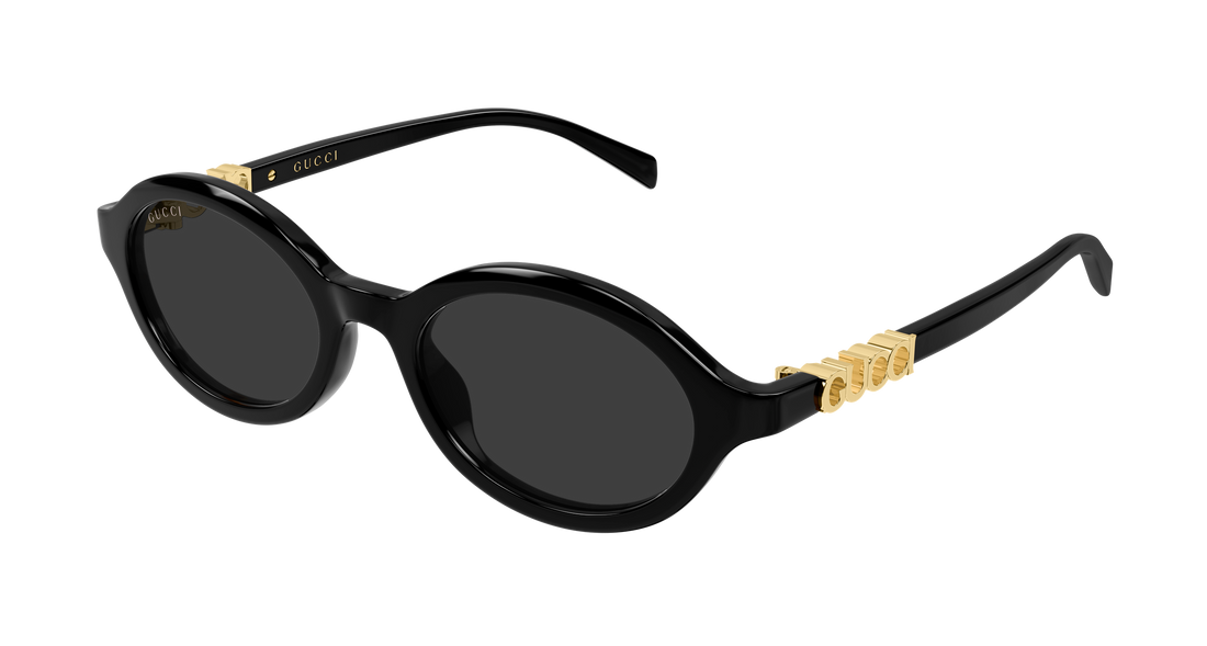 Óculos de sol gucci gg2153s 001 negro round/oval/panthos femenino tamanho 51mm - Vista principal