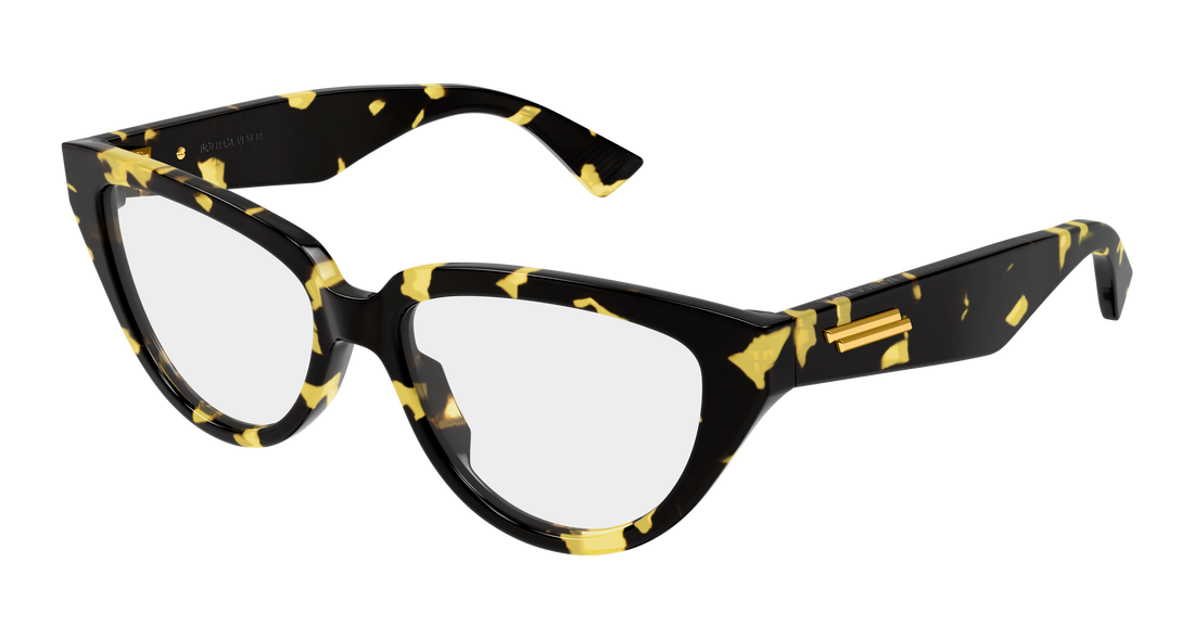 Lunettes de vue bottega veneta bv1503o 002 havana cat eye femenino taille 53mm - Vue principale