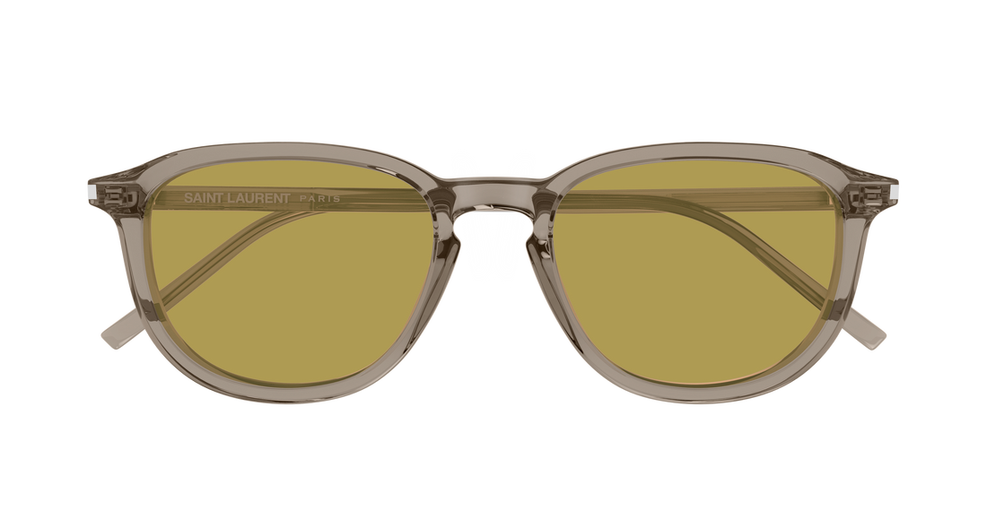 Lunettes de soleil saint laurent sl 939 003 marron round/oval/panthos masculino taille 52mm - Vue détaillée