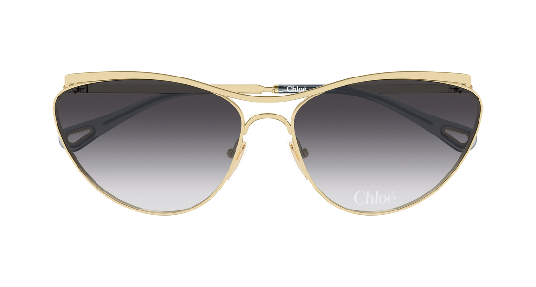 Lunettes de soleil chloé ch0386s 002 dorado geometrical/directional femenino taille 62mm - Vue détaillée