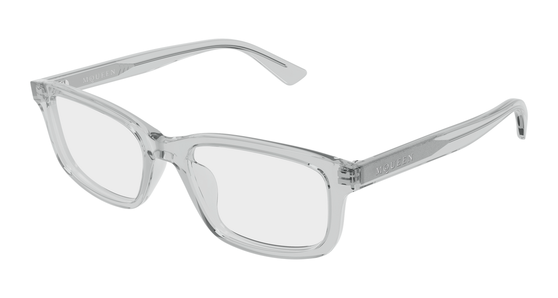 Brillen alexander mcqueen am0575o 004 gris cat eye masculino größe 54mm - Hauptansicht