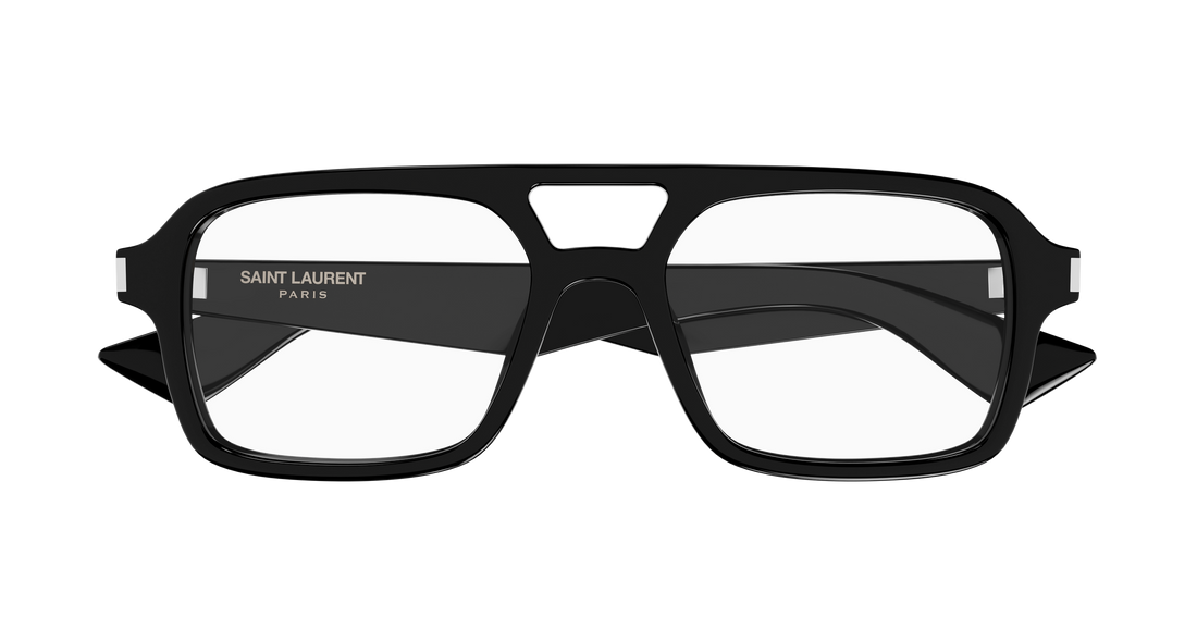 Lunettes de vue saint laurent sl 961 001 negro pilot/navigator masculino taille 54mm - Vue détaillée