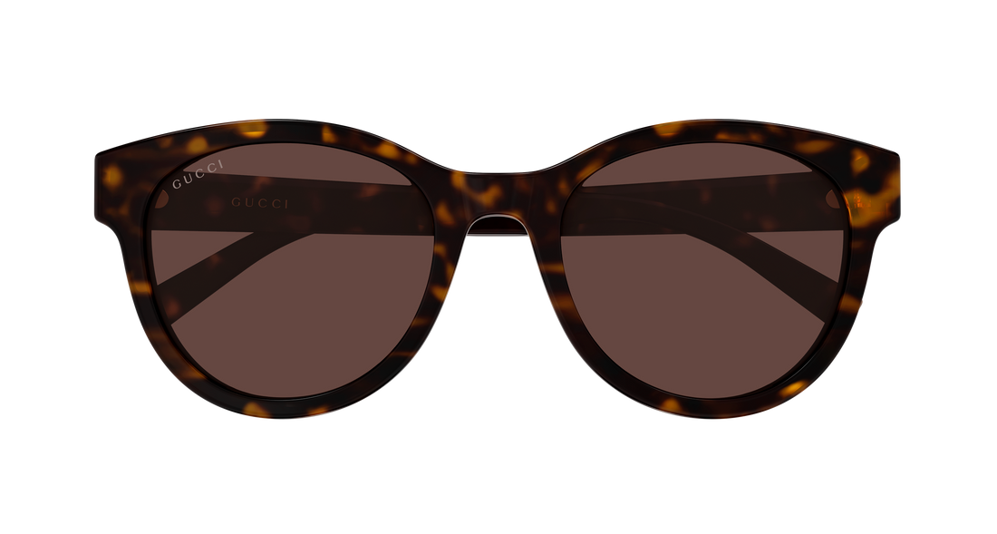 Sunglasses gucci gg2127sk 002 havana round/oval/panthos femenino size 54mm - Detailed view