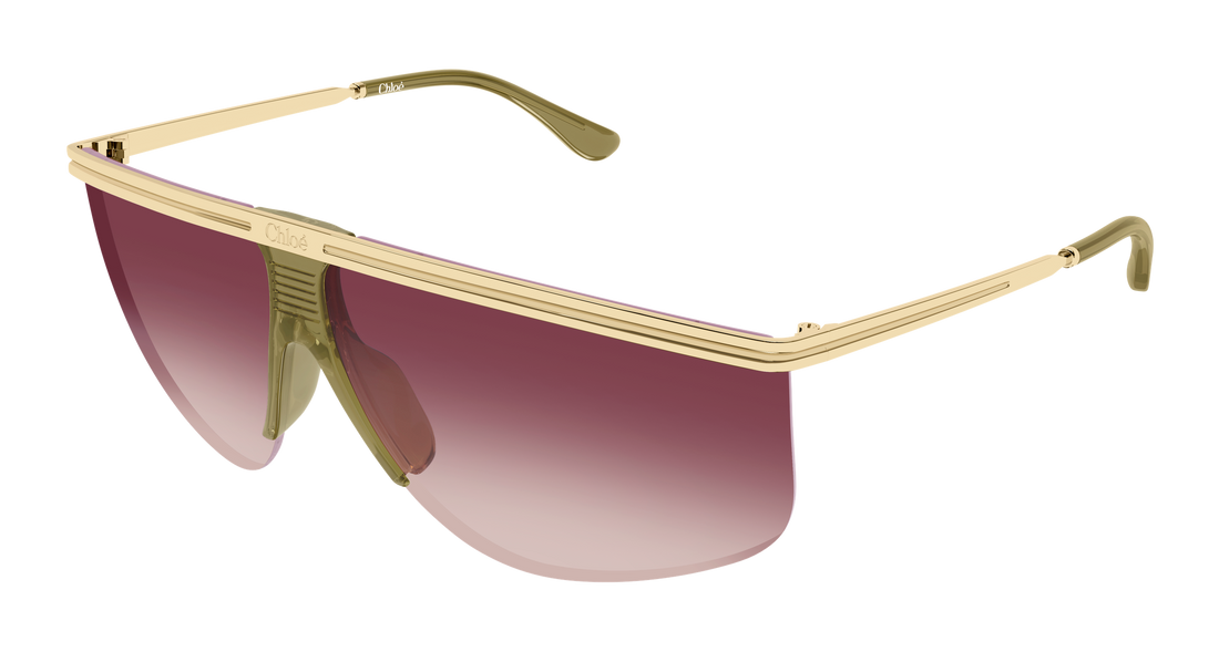 Lunettes de soleil chloé ch0415s 002 dorado pilot/navigator femenino taille 65mm - Vue principale