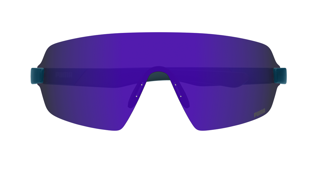 Lunettes de soleil puma pu0541s 003 azul shield masculino taille 99mm - Vue détaillée