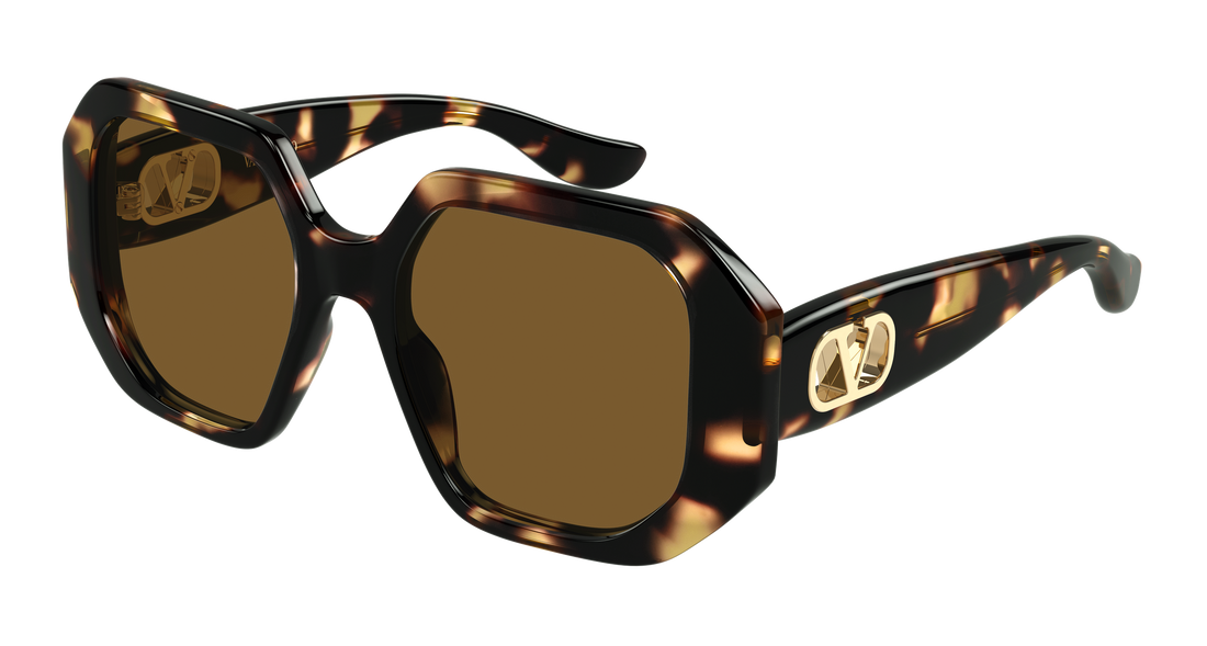 Sonnenbrillen valentino vg0003sa 002 havana geometrical/directional femenino größe 55mm - Hauptansicht