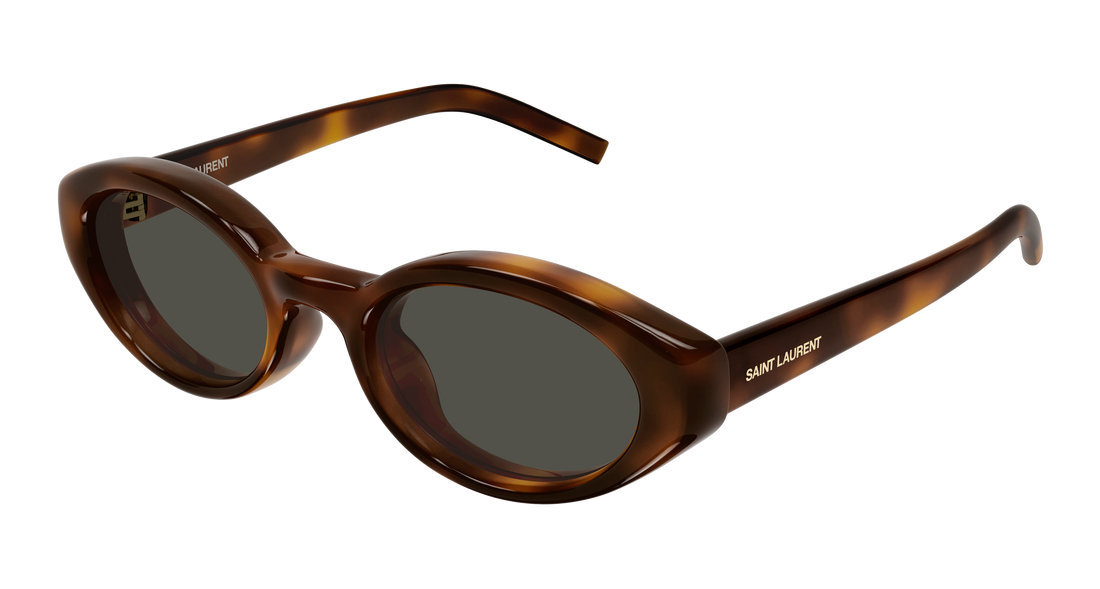 Lunettes de soleil saint laurent sl 567 plump 002 havana cat eye femenino taille 51mm - Vue principale