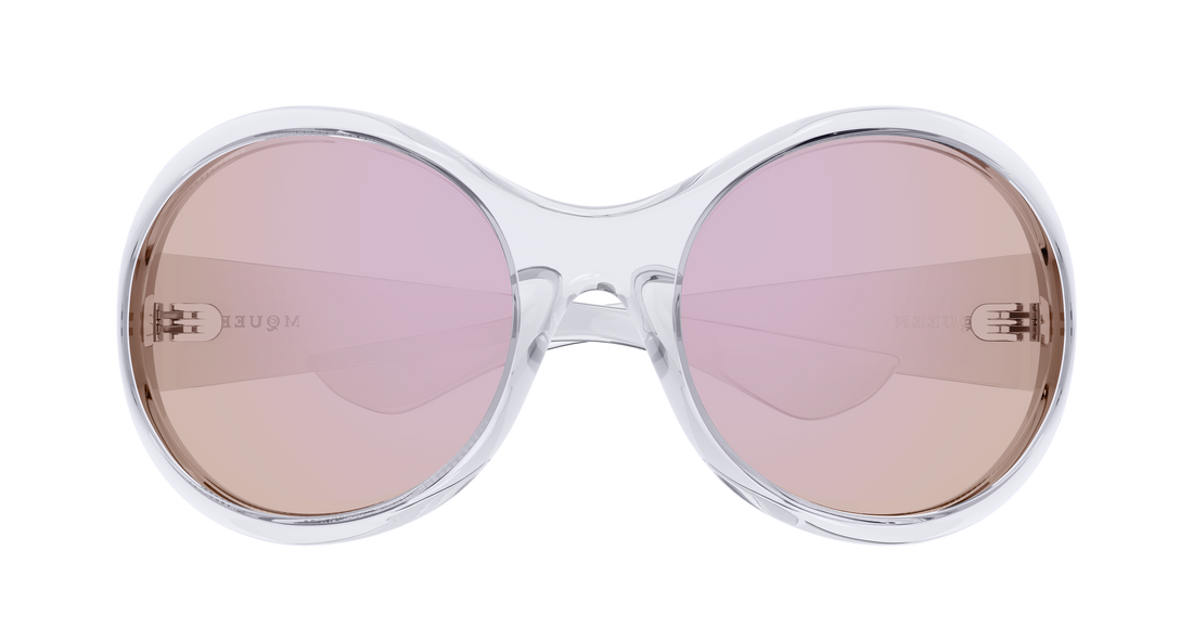 Lunettes de soleil alexander mcqueen am0592s 004 transparente round/oval/panthos unisex taille 65mm - Vue détaillée