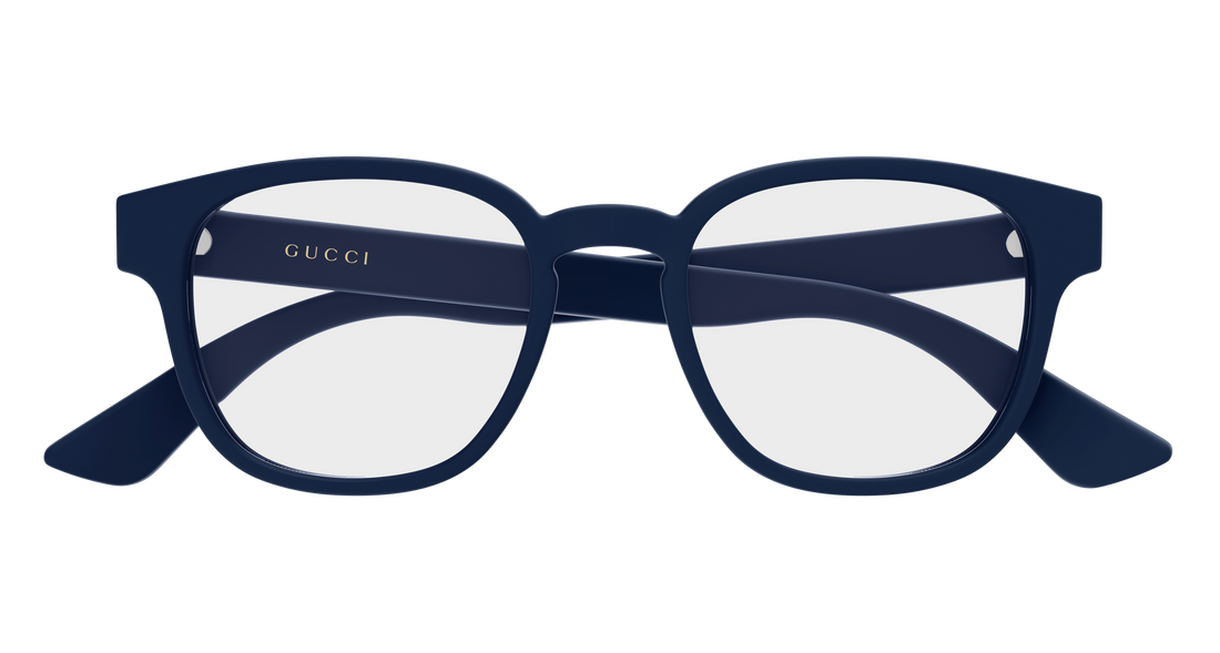 Occhiali da vista gucci gg1343o 009 azul round/oval/panthos masculino taglia 49mm - Vista dettagliata