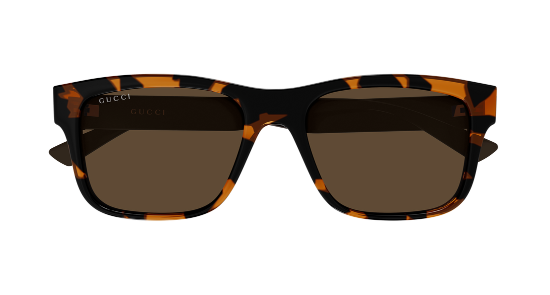 Sonnenbrillen gucci gg2085s 003 havana rectangular / squared masculino größe 55mm - Detailansicht