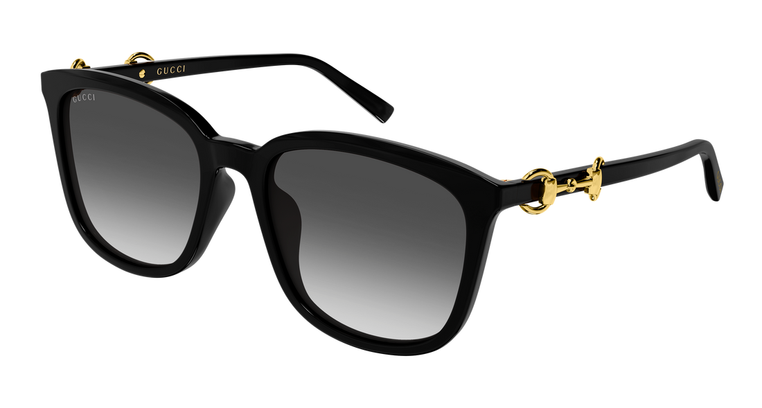 Occhiali da sole gucci gg2057sk 001 negro rectangular / squared femenino taglia 56mm - Vista principale