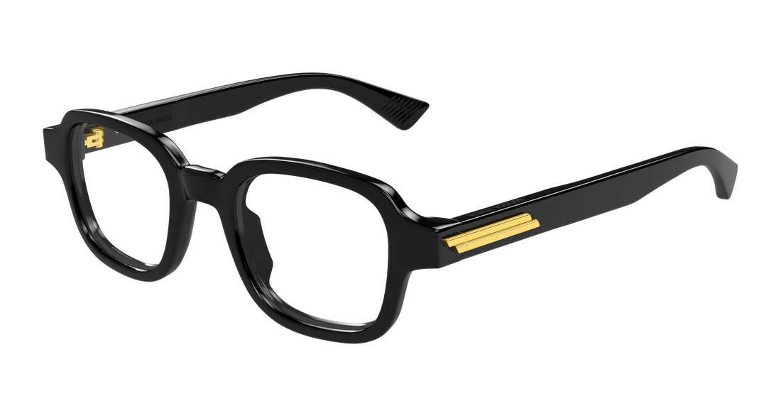 Prescription glasses bottega veneta bv1462o 006 negro rectangular / squared masculino size 48mm - Main view