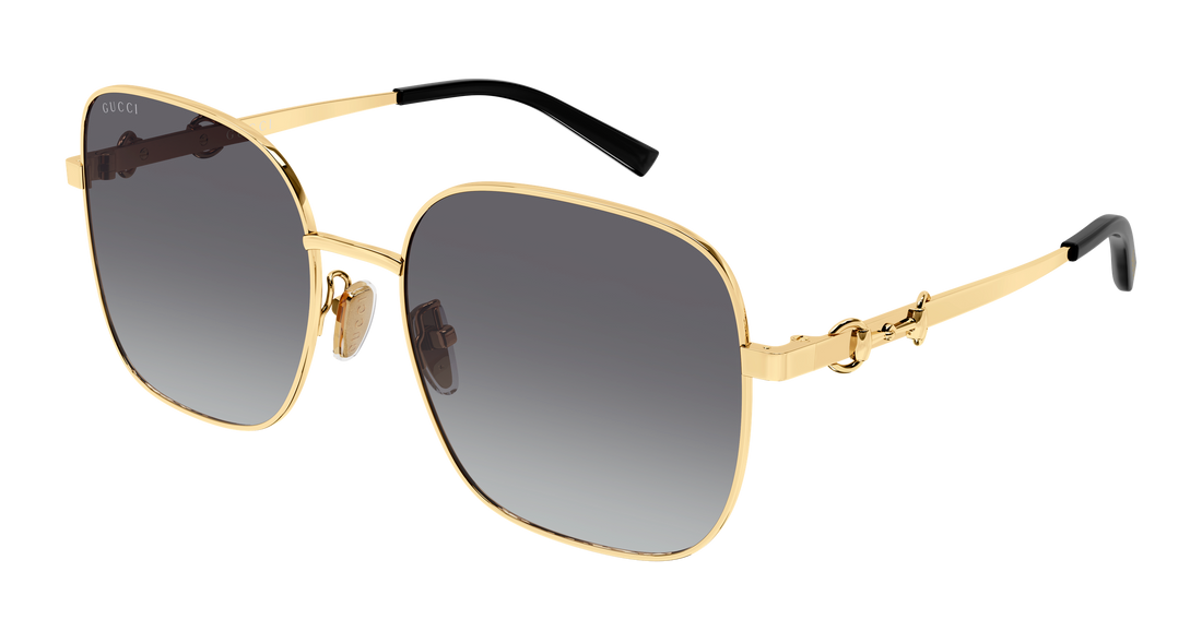 Sunglasses gucci gg2053s 002 dorado rectangular / squared femenino size 58mm - Main view