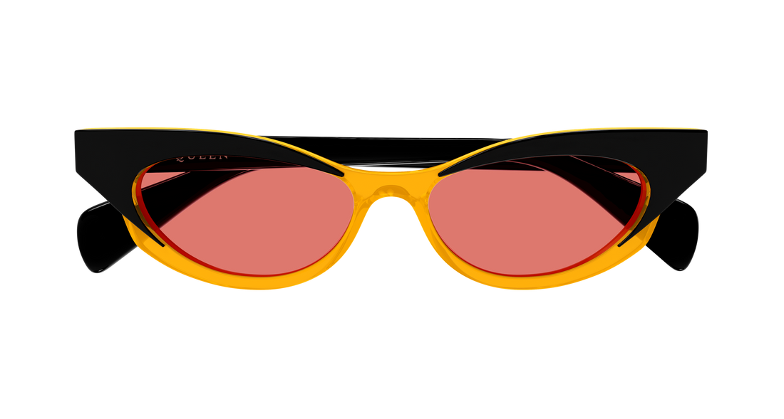 Sonnenbrillen alexander mcqueen am0544s 005 negro cat eye femenino größe 52mm - Detailansicht