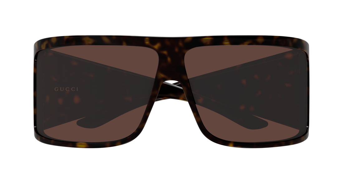 Lunettes de soleil gucci gg2274s 002 havana rectangular / squared masculino taille 74mm - Vue détaillée
