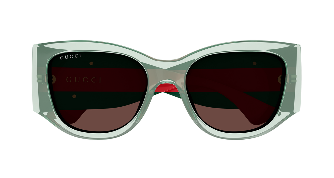 Sunglasses gucci gg2115s 003 verde cat eye femenino size 55mm - Detailed view