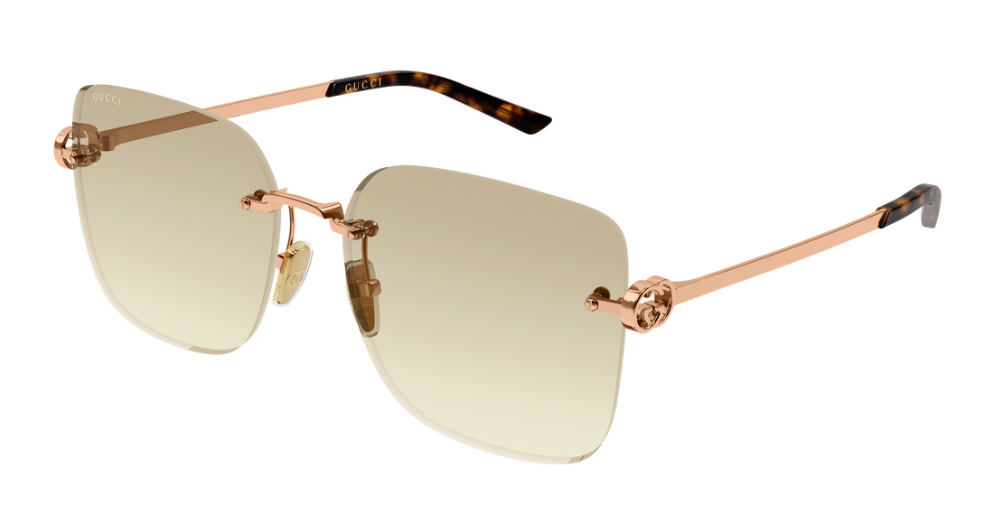 Sonnenbrillen gucci gg2229sa 004 dorado butterfly femenino größe 60mm - Hauptansicht