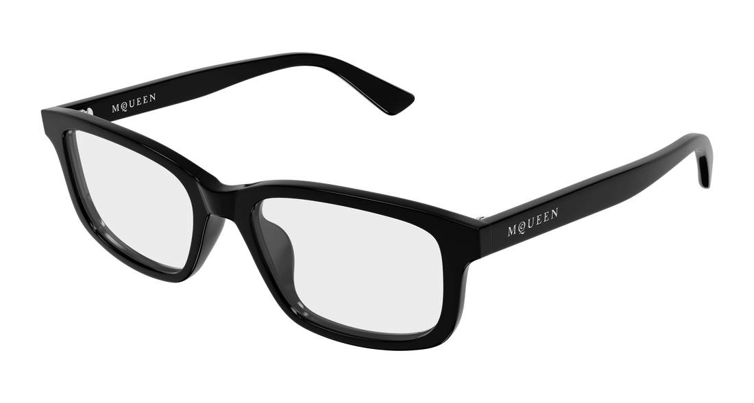 Brillen alexander mcqueen am0575o 007 negro cat eye masculino größe 56mm - Hauptansicht