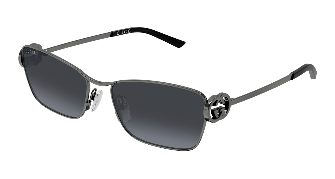 Occhiali da sole gucci gg2045s 001 plateado cat eye femenino taglia 58mm - Vista principale