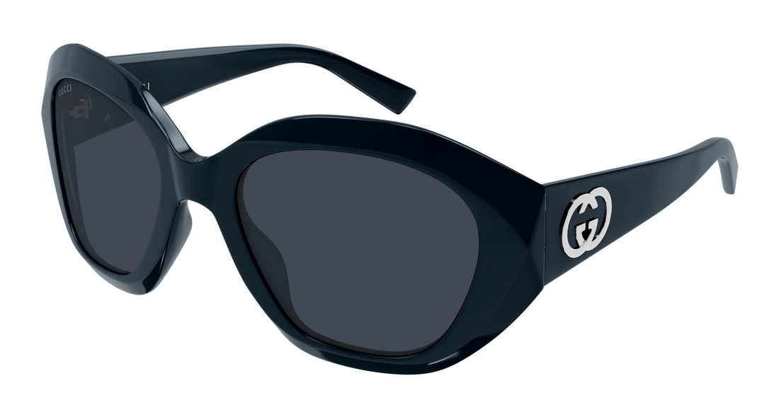 Sonnenbrillen gucci gg2200s 004 azul geometrical/directional femenino größe 56mm - Hauptansicht