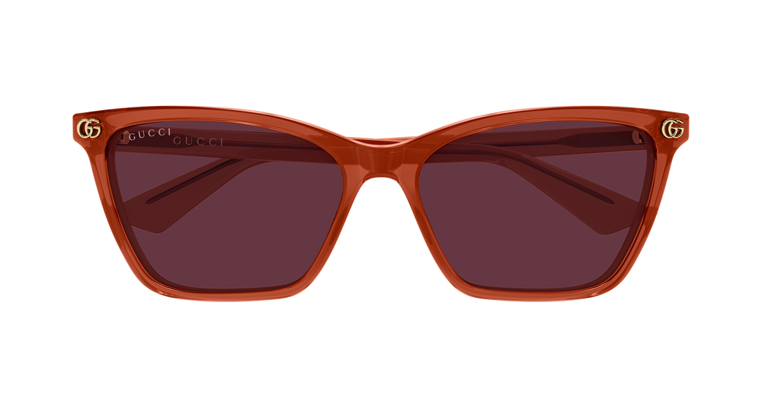 Sonnenbrillen gucci gg2111s 004 naranja cat eye femenino größe 56mm - Detailansicht