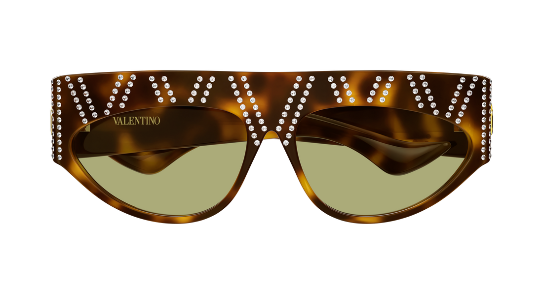 Lunettes de soleil valentino vg0079s 001 havana femenino taille 61mm - Vue détaillée