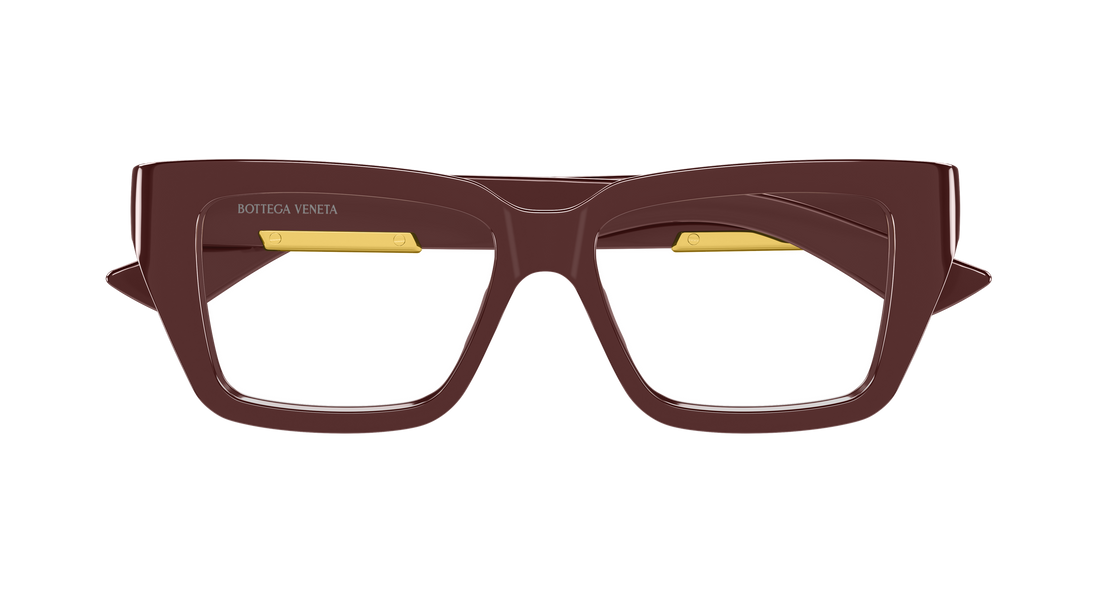 Prescription glasses bottega veneta bv1455o 004 burdeos rectangular / squared femenino size 52mm - Detailed view