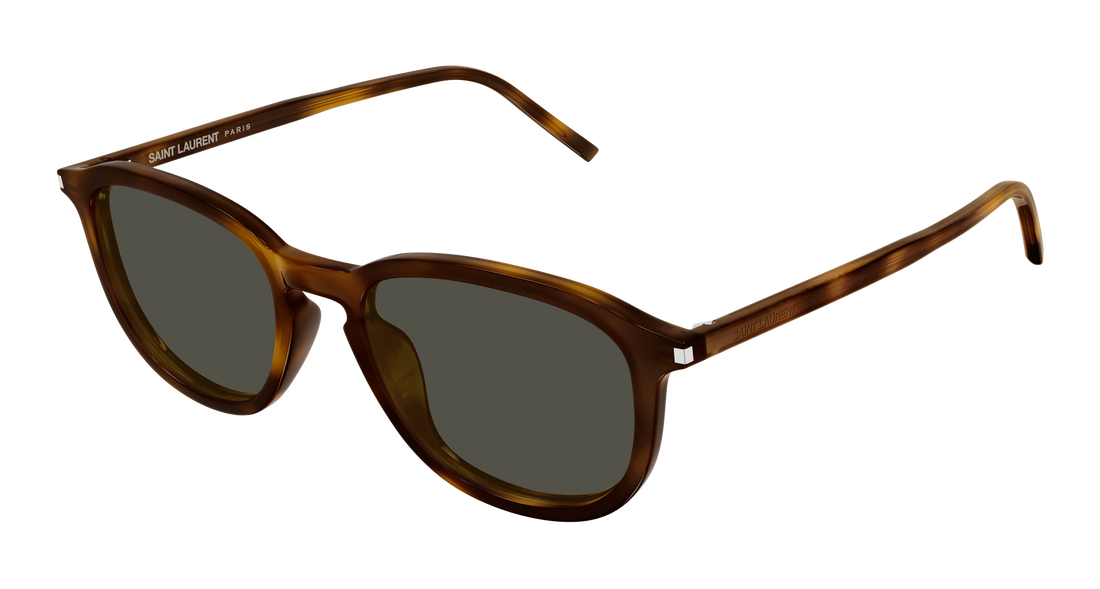 Lunettes de soleil saint laurent sl 939 002 havana round/oval/panthos masculino taille 52mm - Vue principale