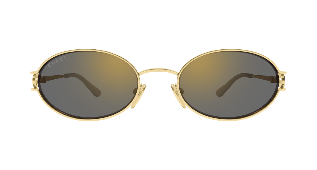 Lunettes de soleil gucci gg2233s 003 dorado round/oval/panthos femenino taille 55mm - Vue détaillée