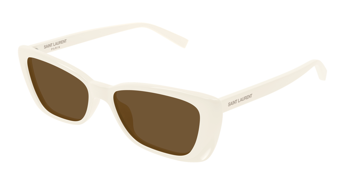 Lunettes de soleil saint laurent sl 943 006 beige rectangular / squared femenino taille 54mm - Vue principale