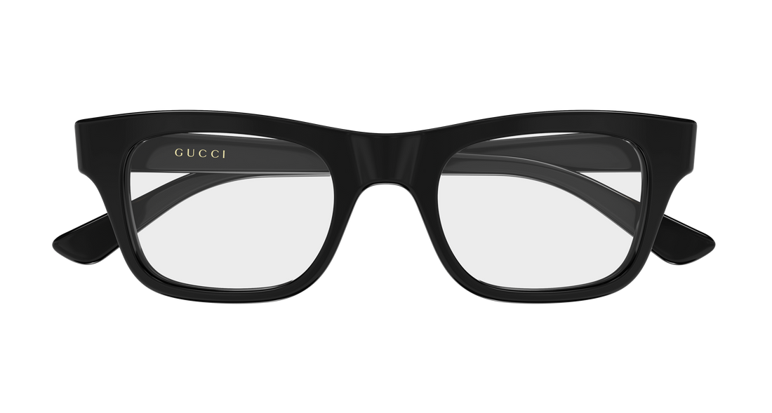Lunettes de vue gucci gg2244o 005 negro rectangular / squared masculino taille 50mm - Vue détaillée