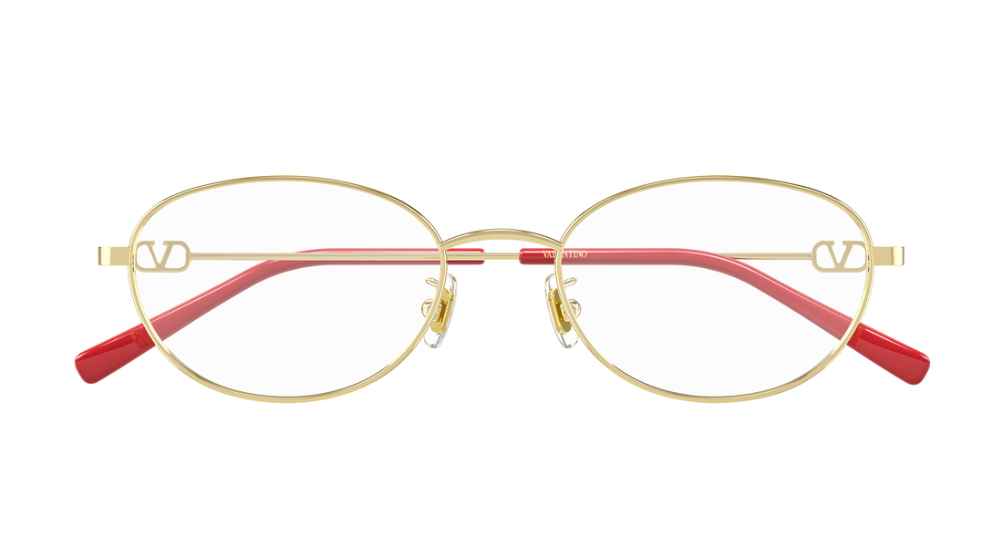 Brillen valentino vg0066oa 002 dorado round/oval/panthos femenino größe 53mm - Detailansicht