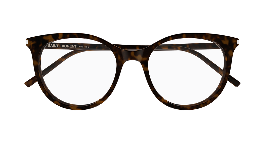 Gafas graduadas saint laurent sl 891 002 havana cat eye femenino talla 52mm - Vista de detalle