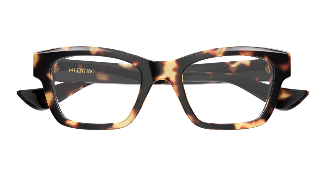 Brillen valentino vg0061o 002 havana rectangular / squared femenino größe 50mm - Detailansicht