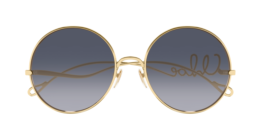 Gafas de sol chloé ch0372s 004 dorado round/oval/panthos femenino talla 56mm - Vista de detalle