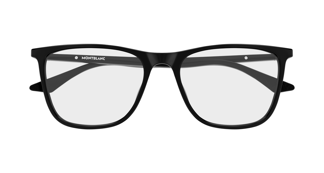 Brillen montblanc mb0510o 001 negro rectangular / squared masculino größe 54mm - Detailansicht