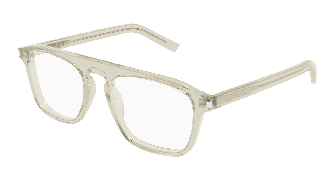 Lunettes de vue saint laurent sl 157 012 verde rectangular / squared masculino taille 52mm - Vue principale