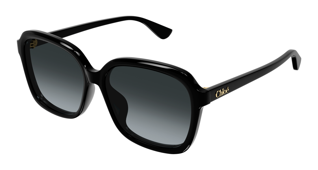 Lunettes de soleil chloé ch0390sk 001 negro rectangular / squared femenino taille 59mm - Vue principale