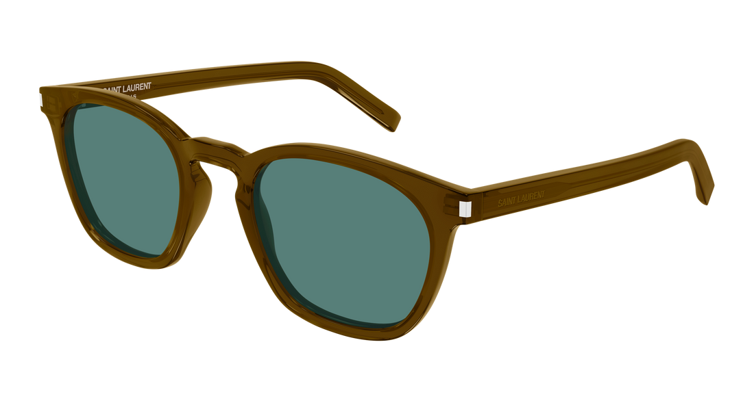 Lunettes de soleil saint laurent sl 28 059 marron rectangular / squared masculino taille 49mm - Vue principale
