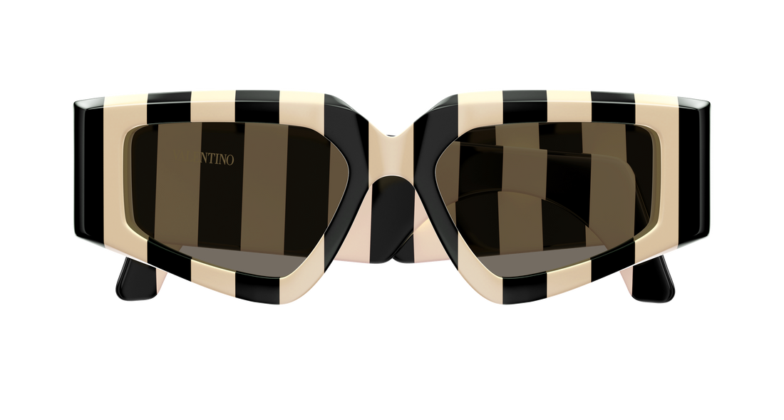 Sonnenbrillen valentino vg0006s 004 beige geometrical/directional femenino größe 53mm - Detailansicht