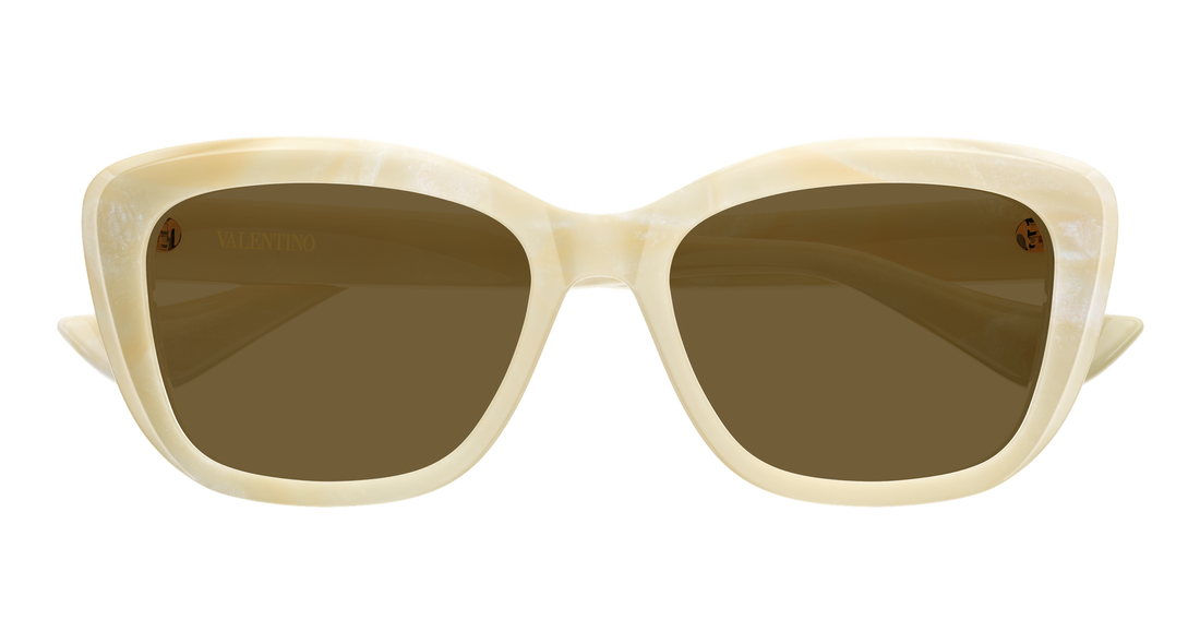 Lunettes de soleil valentino vg0058sa 005 beige butterfly femenino taille 56mm - Vue détaillée