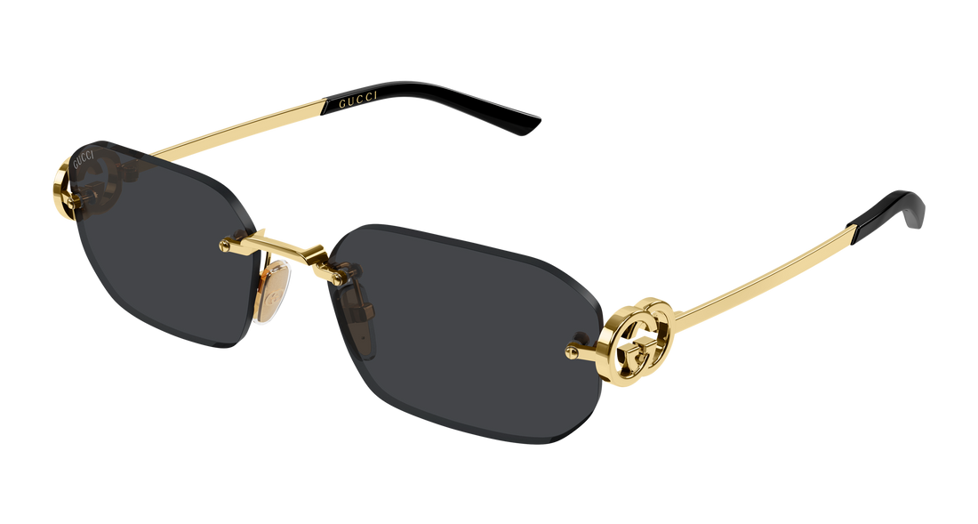 Lunettes de soleil gucci gg2228s 001 dorado rectangular / squared femenino taille 57mm - Vue principale