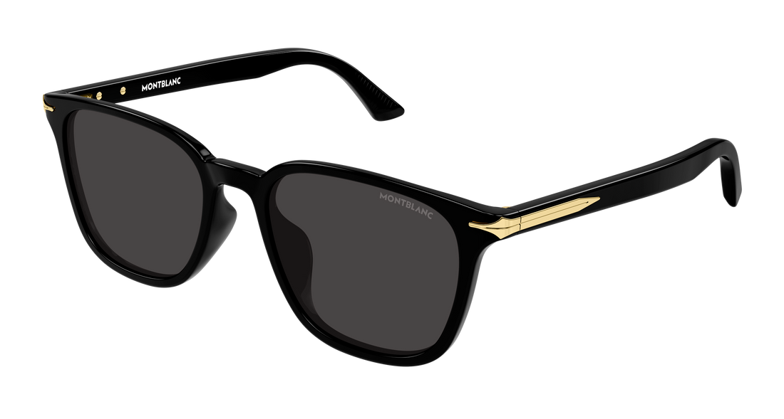 Sonnenbrillen montblanc mb0518sa 001 negro rectangular / squared masculino größe 55mm - Hauptansicht