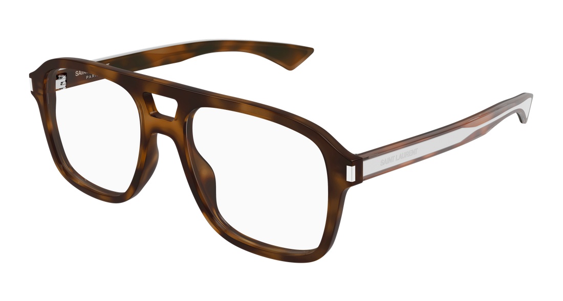 Lunettes de vue saint laurent sl 881 opt 003 havana masculino taille 55mm - Vue principale