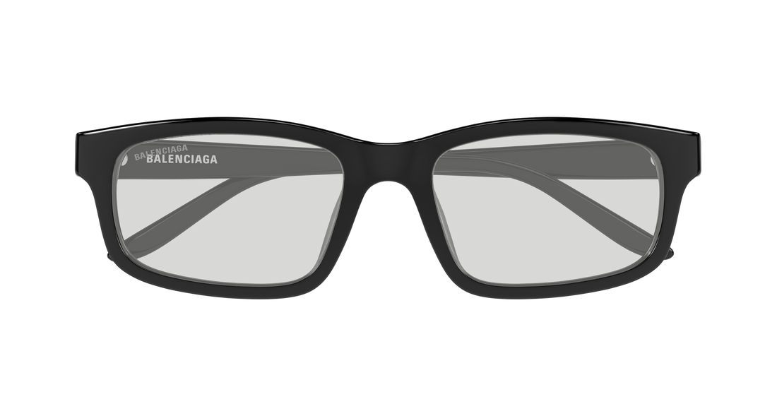 Lunettes de soleil balenciaga bb0528sk 002 negro rectangular / squared masculino taille 56mm - Vue détaillée
