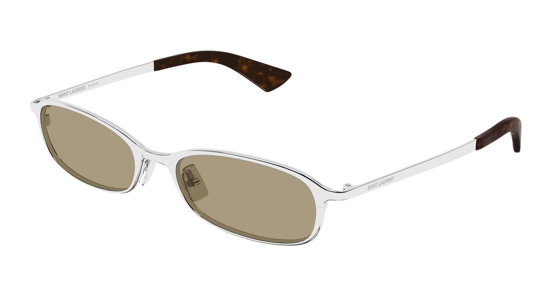 Lunettes de soleil saint laurent sl 934 mia 003 plateado round/oval/panthos femenino taille 52mm - Vue principale