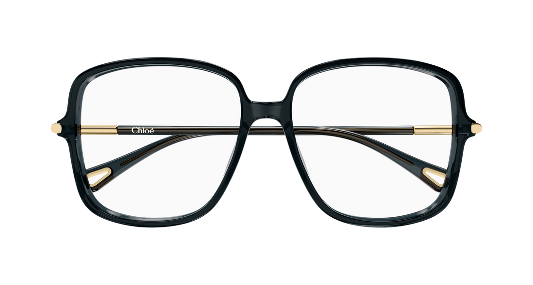 Lunettes de vue chloé ch0399o 001 gris rectangular / squared femenino taille 56mm - Vue détaillée