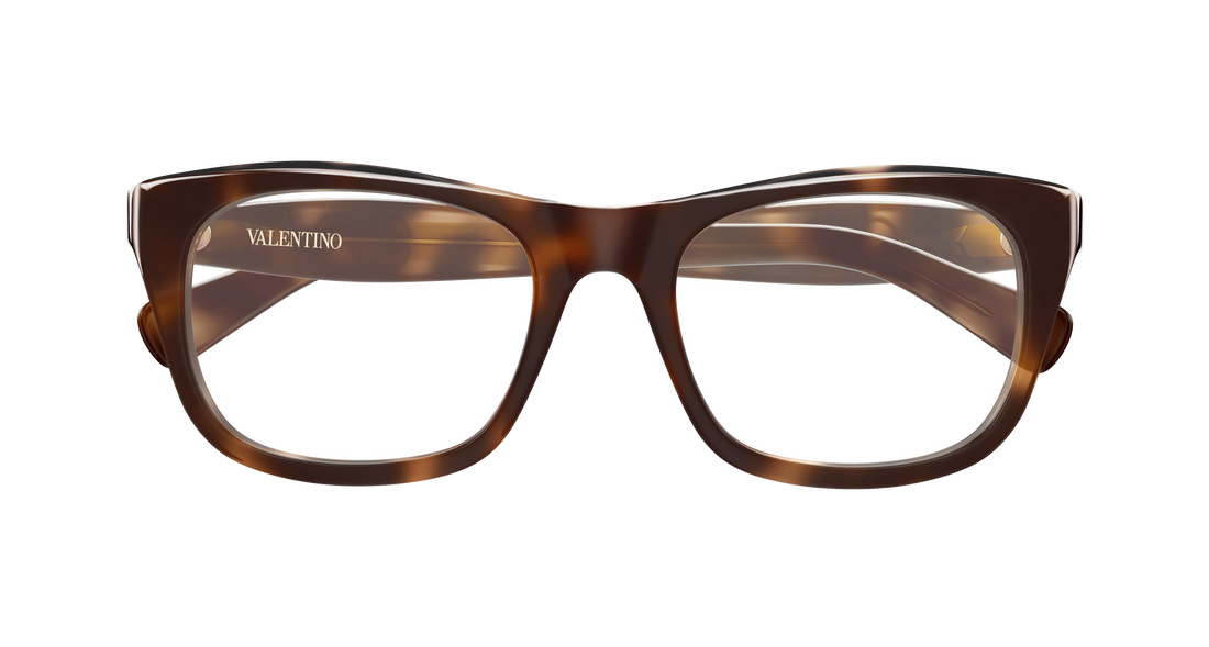 Brillen valentino vg0013o 002 havana rectangular / squared femenino größe 53mm - Detailansicht